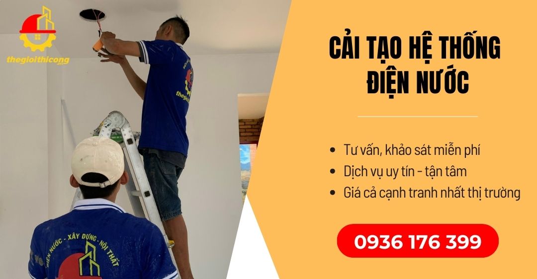 cải tạo hệ thống điện nước