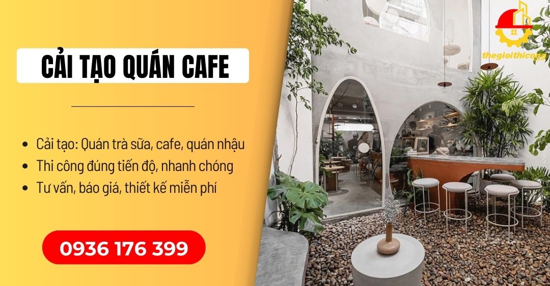 cải tạo quán cafe