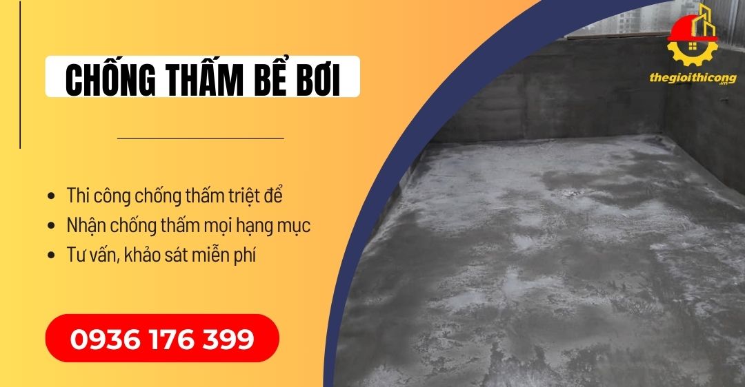 chống thấm bể bơi