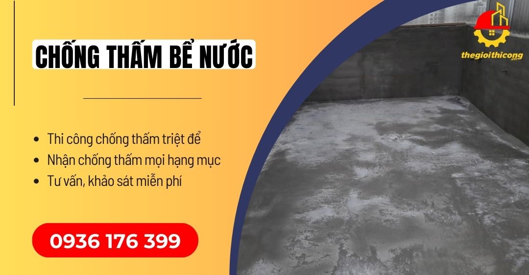 chống thấm bể nước