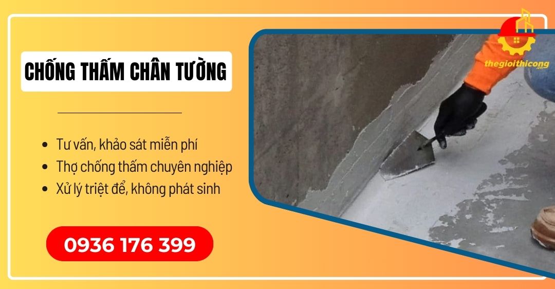 chống thấm chân tường