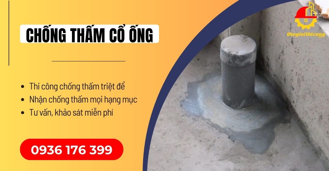 chống thấm cổ ống