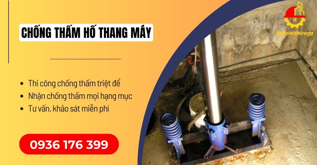 chống thấm thang máy
