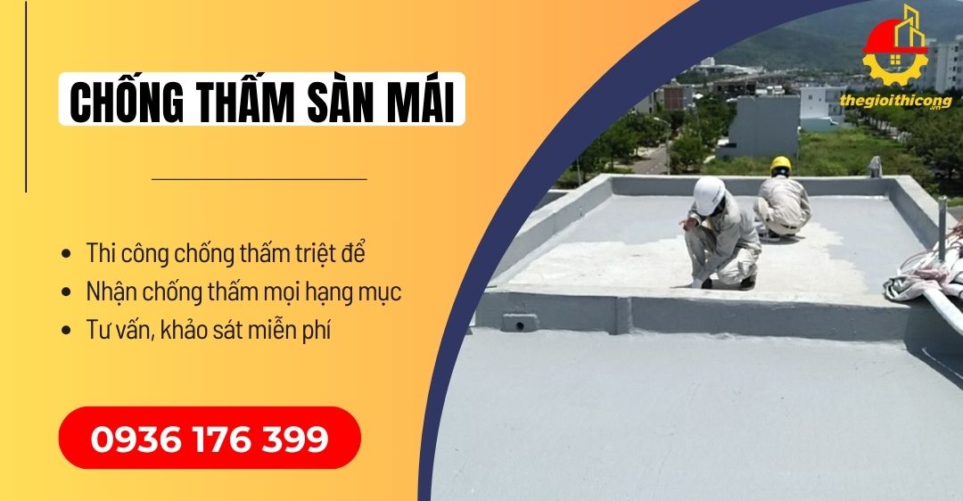 chống thấm sàn mái