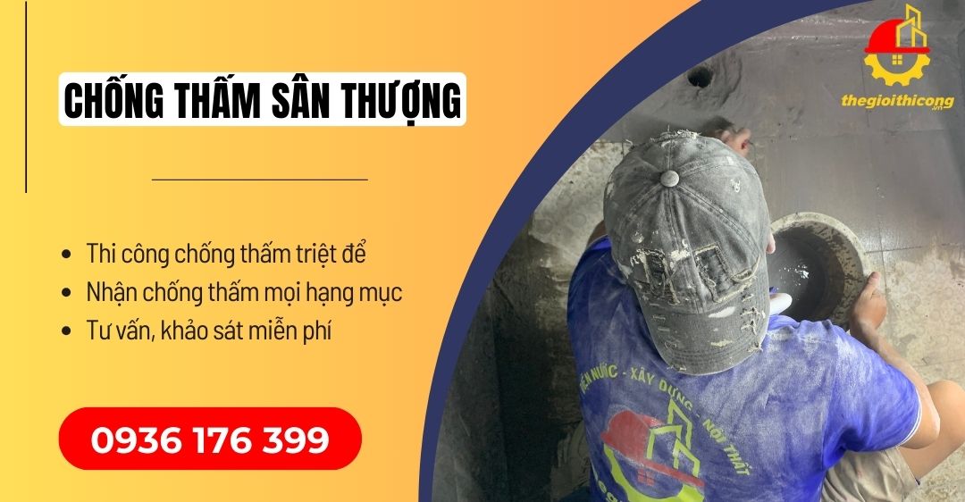 chống thấm sân thượng