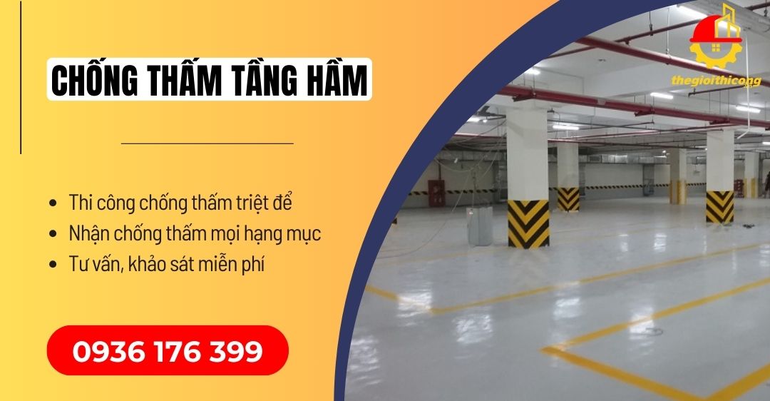 chống thấm tầng hầm