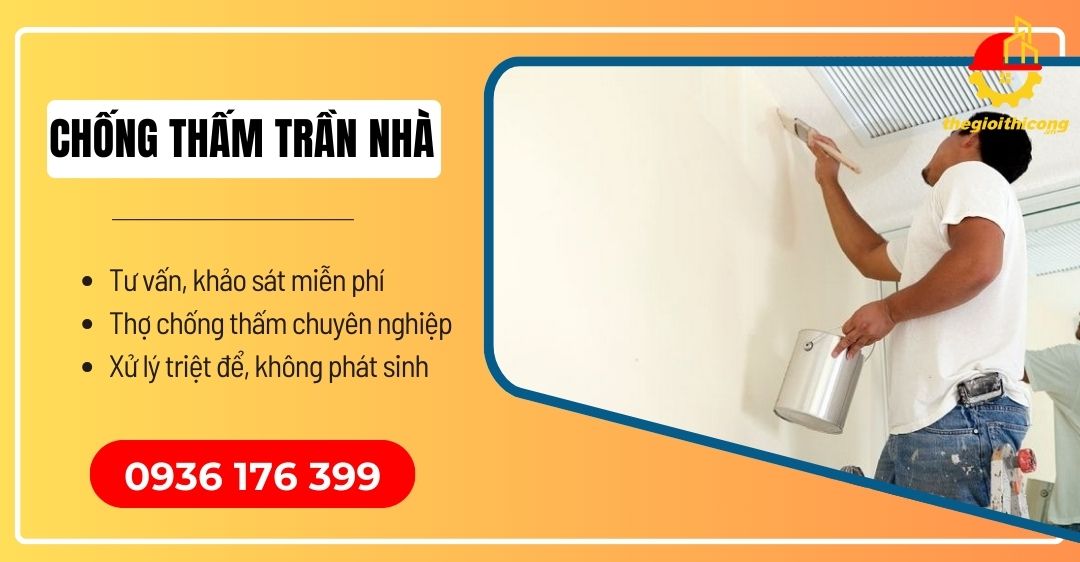 chống thấm trần nhà