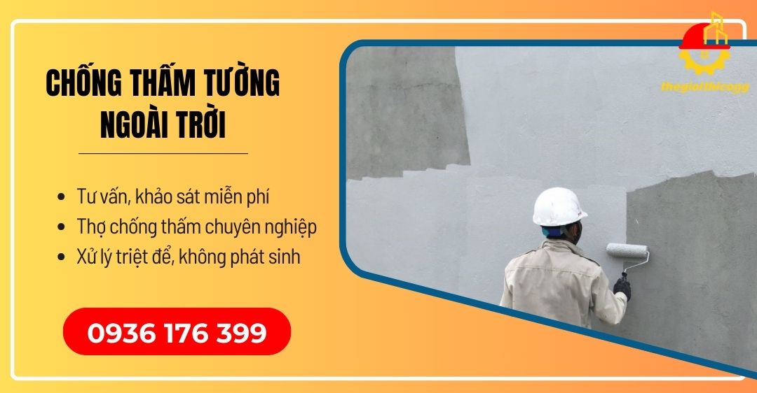 chống thấm tường ngoài trời