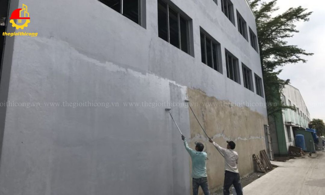 chống thấm tường ngoài trời