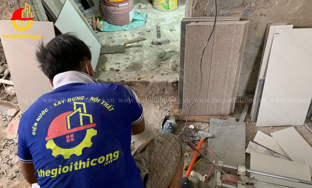 thi công ốp lát gạch