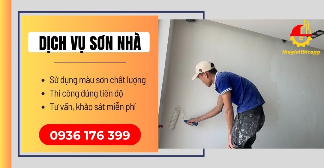 dịch vụ sơn nhà