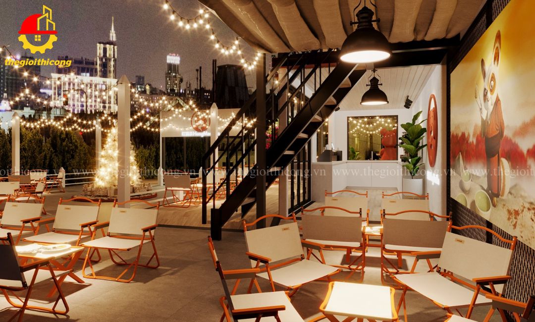 thi công nội thất quán cafe