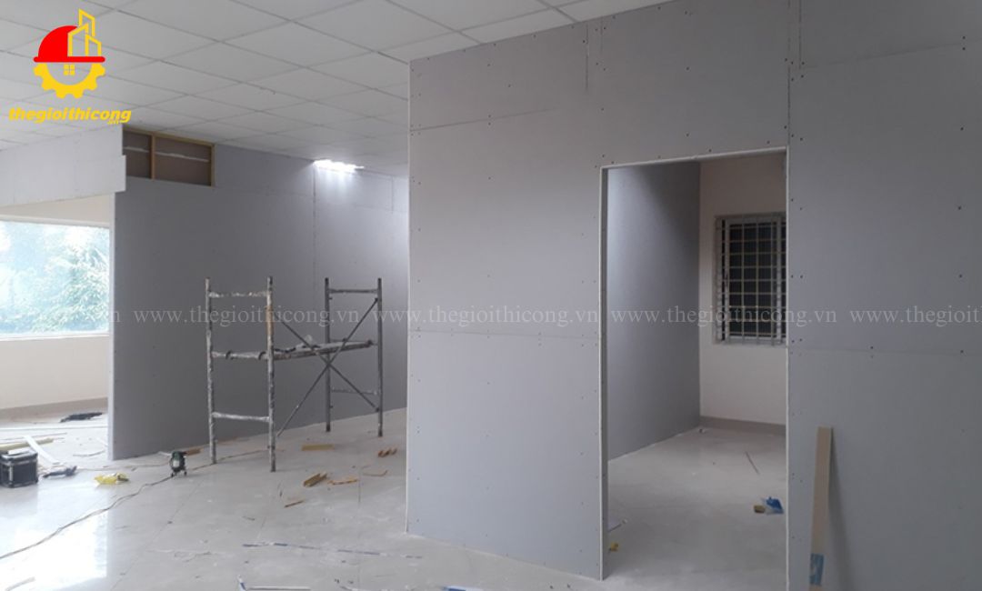 làm vách thạch cao