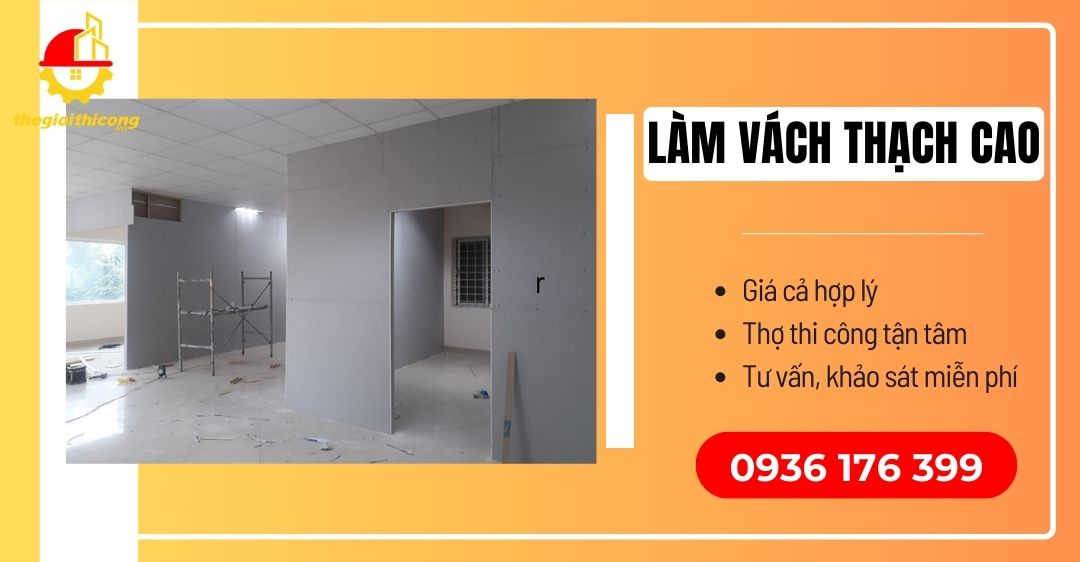 làm vách thạch cao