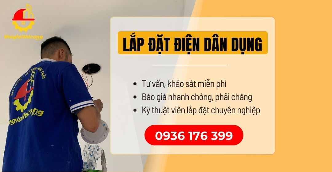 lắp đặt điện dân dụng