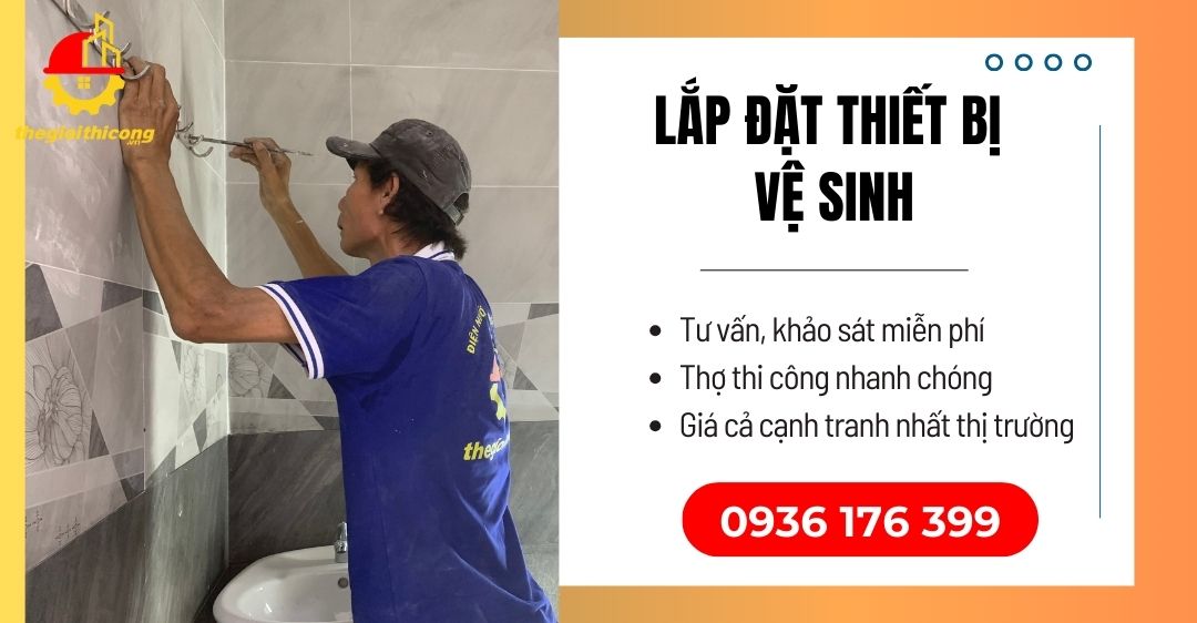 lắp đặt thiết bị vệ sinh