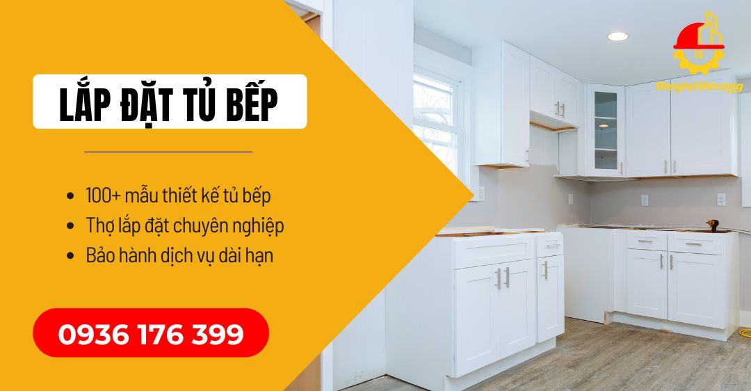 lắp đặt tủ bếp