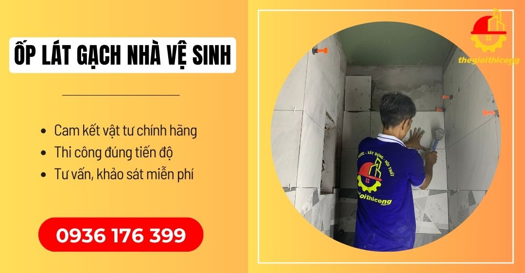 ốp lát gạch nhà vệ sinh