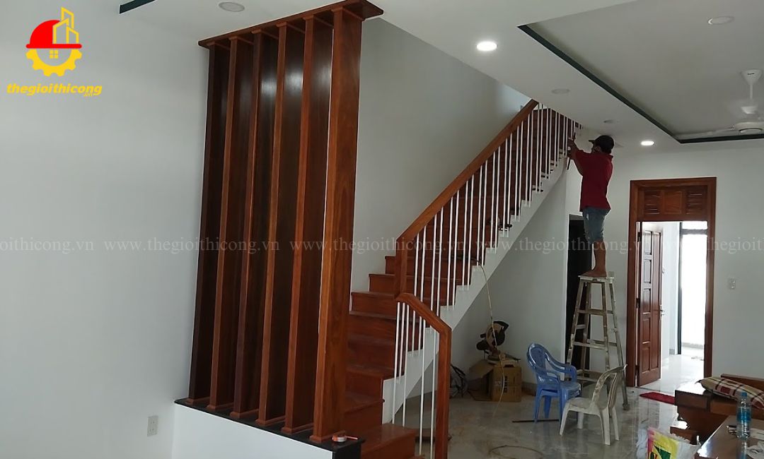 sửa chữa cầu thang gỗ tại nhà