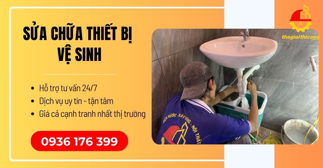 sửa chữa thiết bị vệ sinh