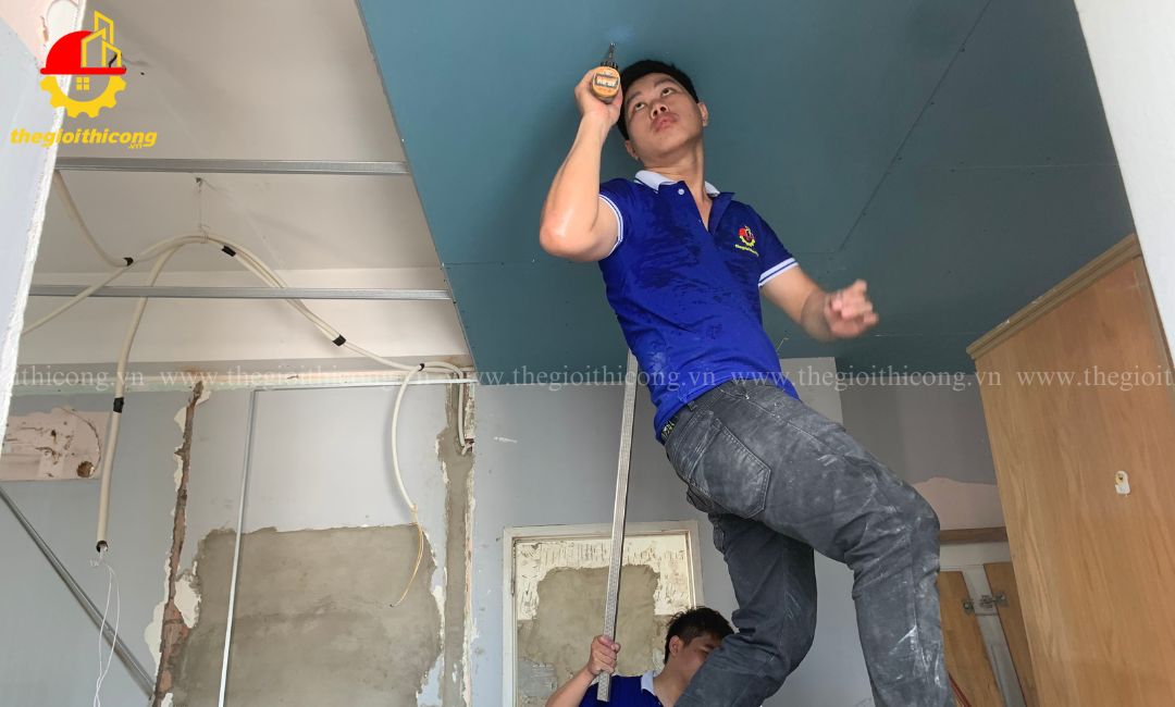 sửa trần thạch cao