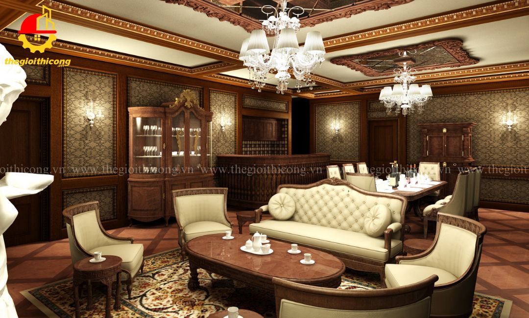 thi công nội thất biệt thự