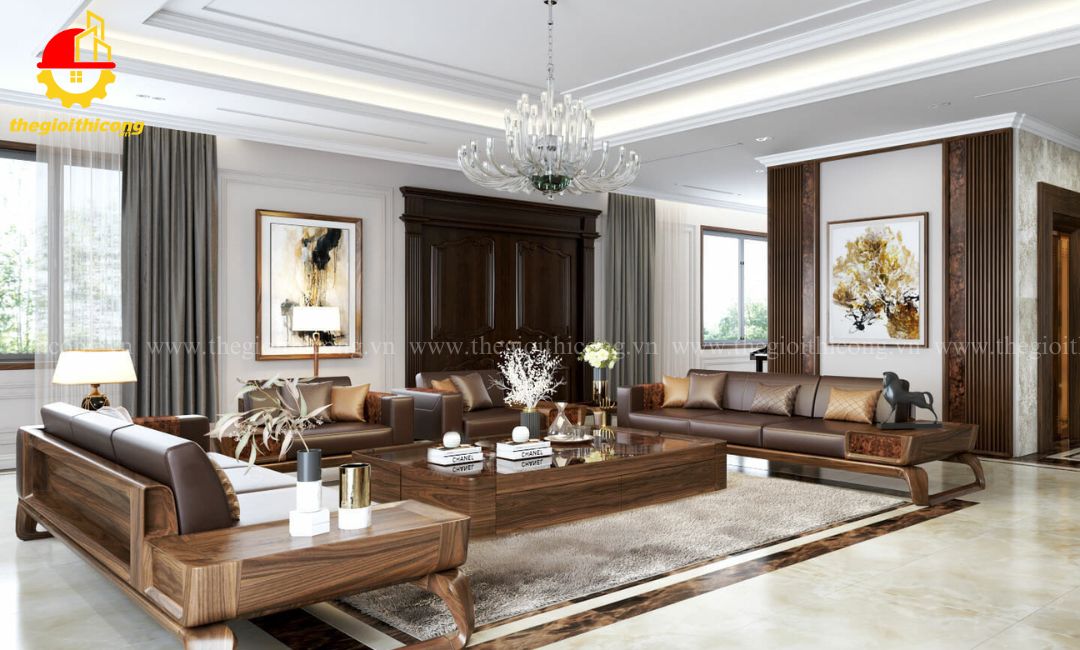 thi công nội thất biệt thự