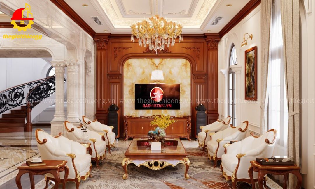 thi công nội thất biệt thự