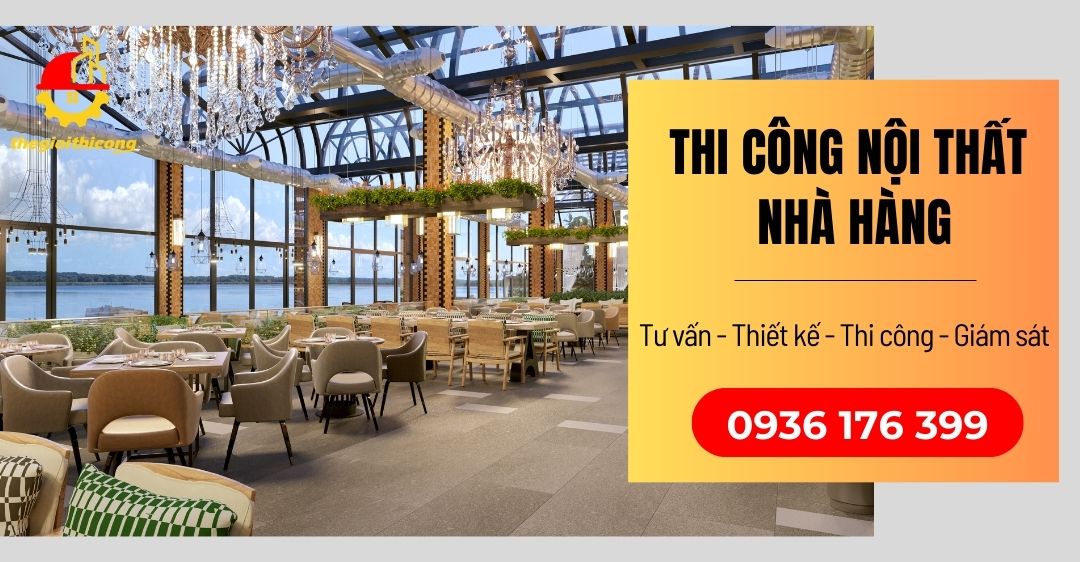 thi công nội thất nhà hàng