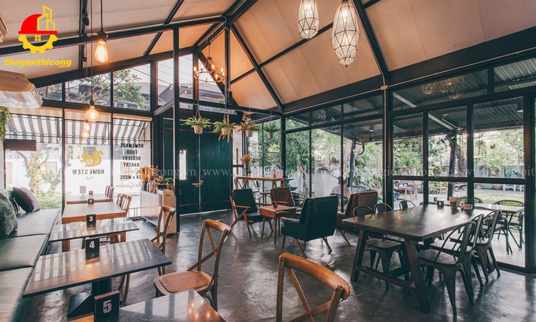 thi công nội thất quán cafe