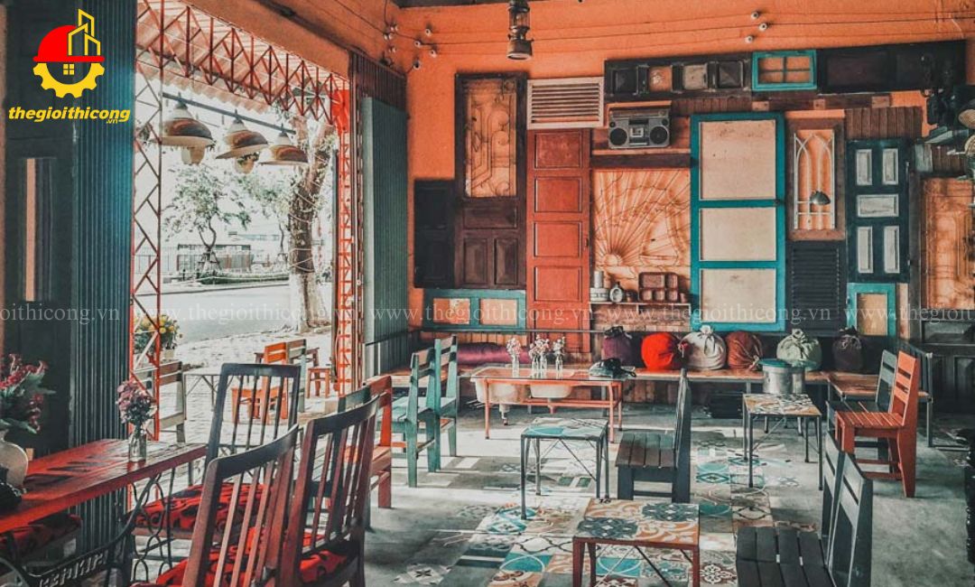 thi công nội thất quán cafe