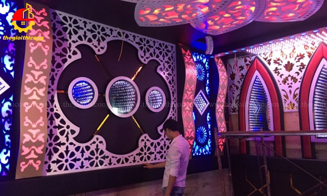 thi công phòng karaoke