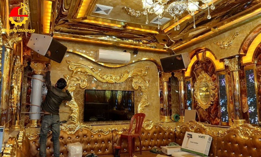 thi công phòng karaoke