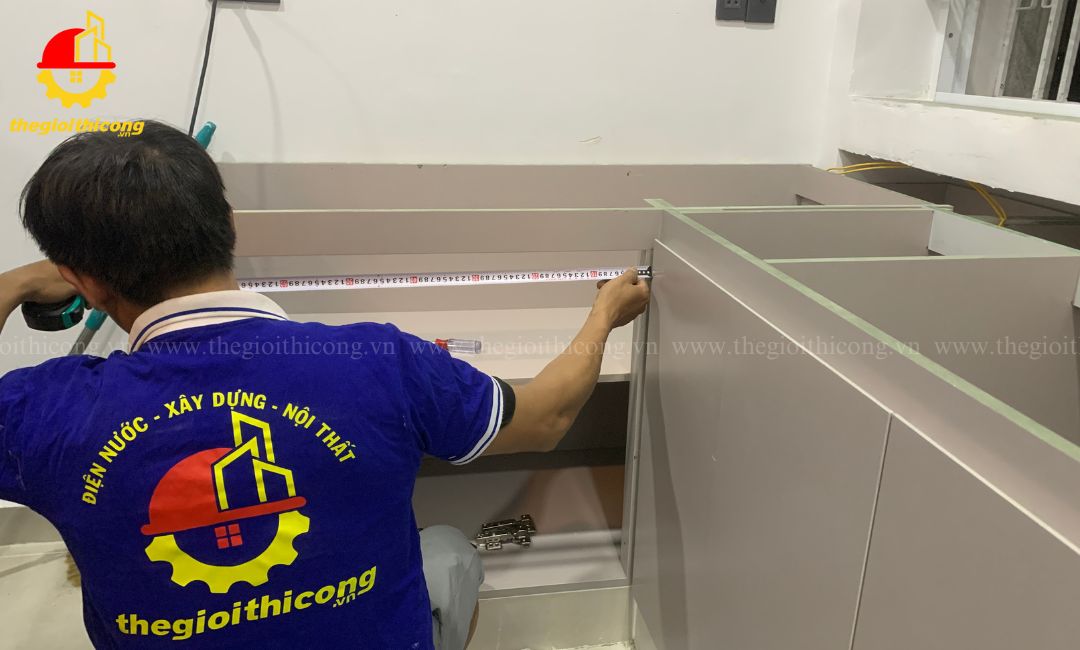 lắp đặt tủ bếp