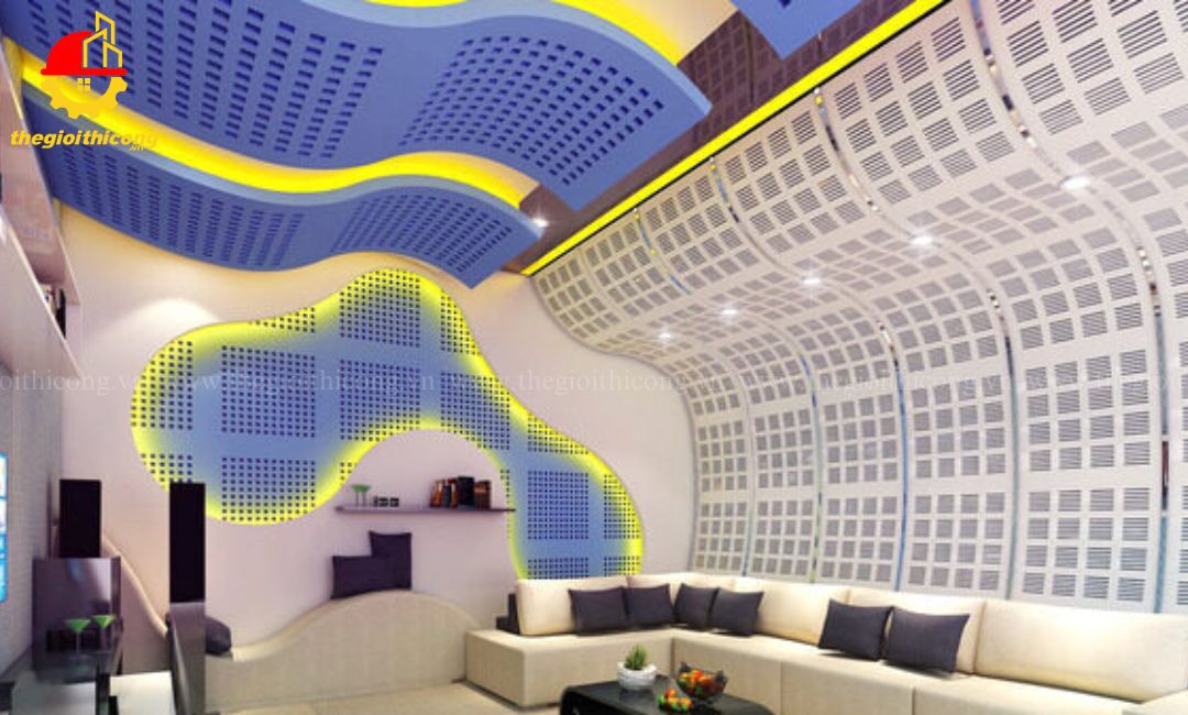 thi công trần thạch cao