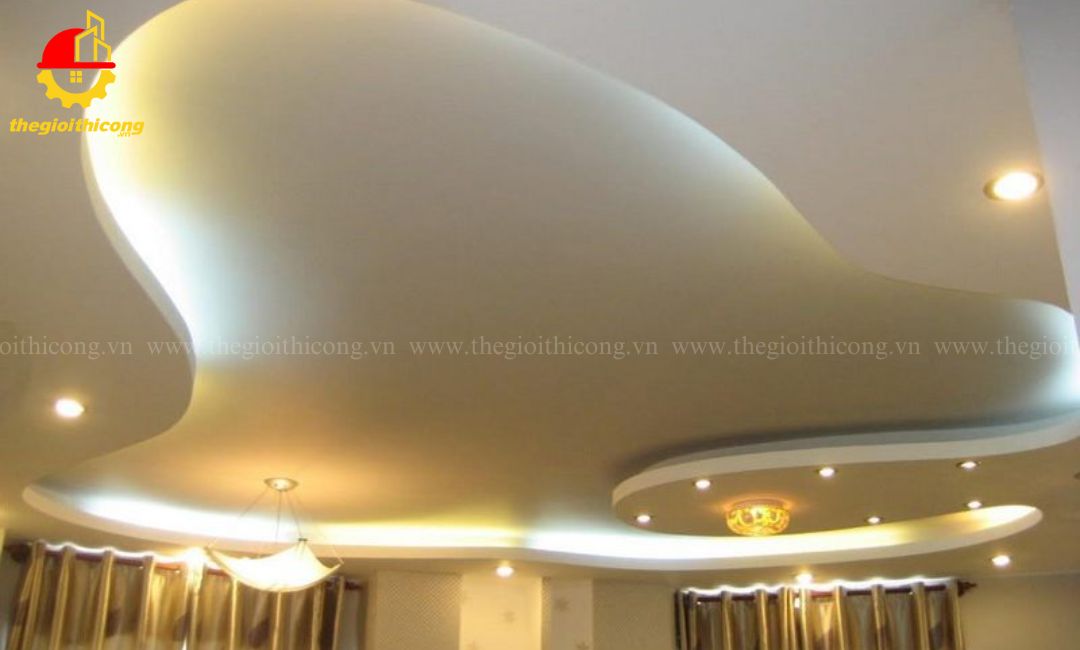 thi công trần thạch cao