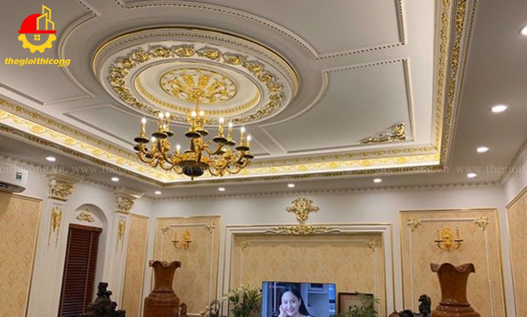 thi công trần thạch cao