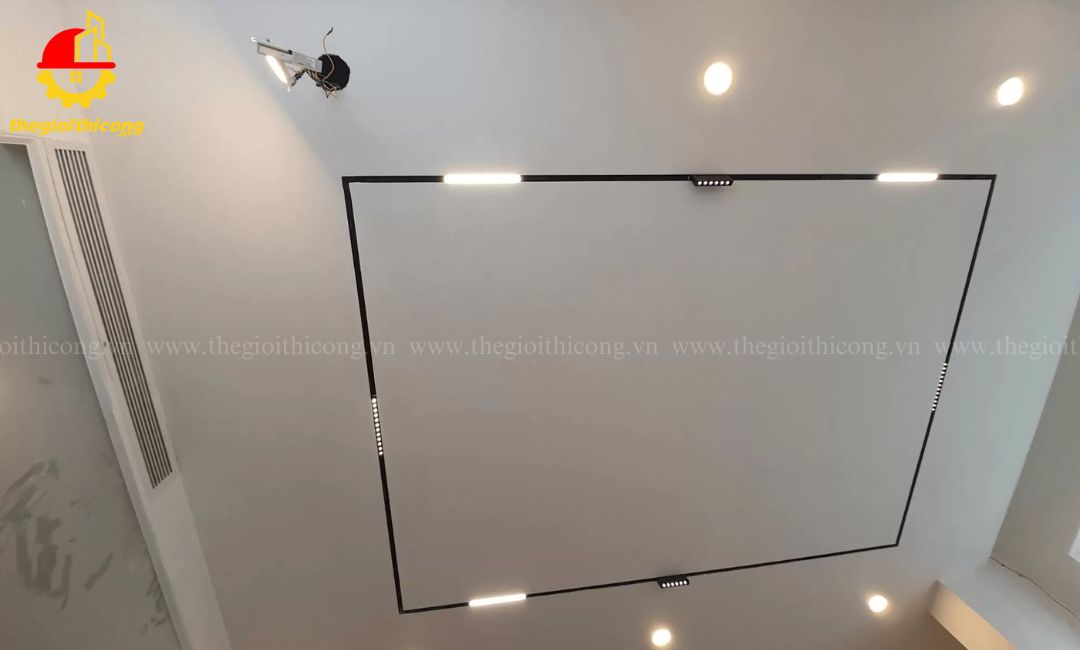 thi công trần thạch cao