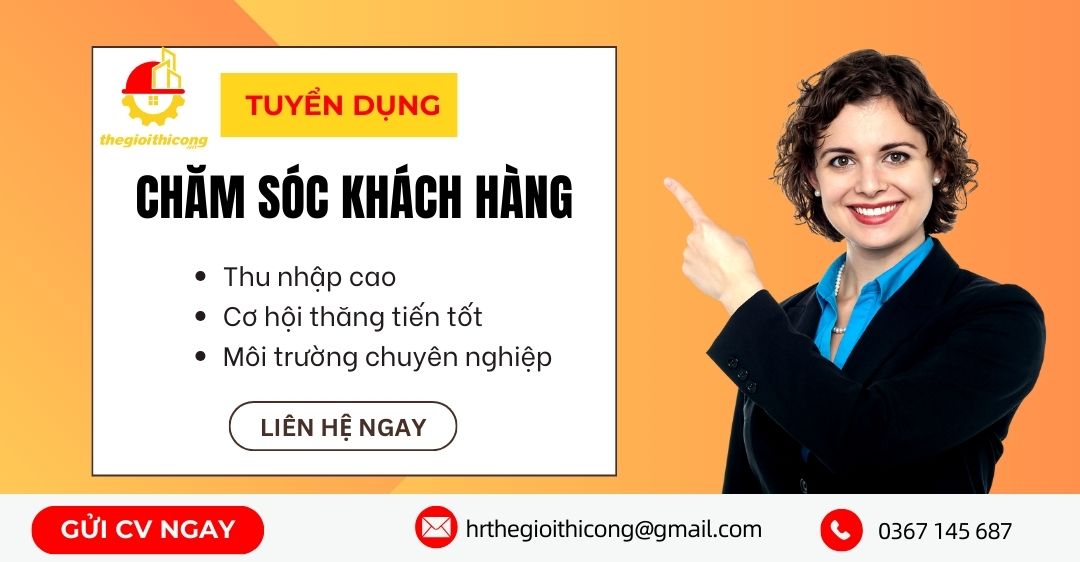 tuyển nhân viên chăm sóc khách hàng