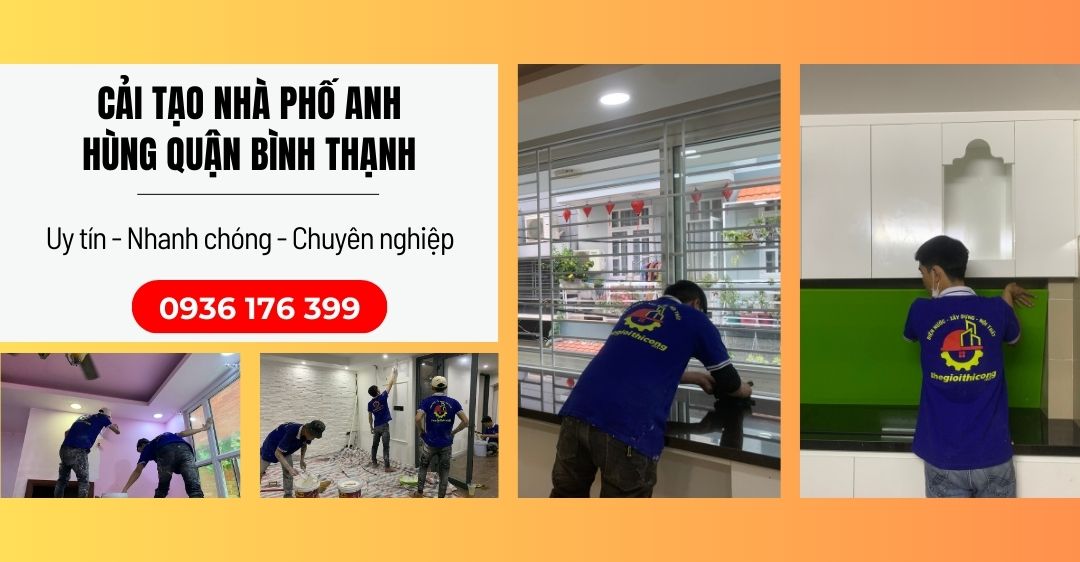 cải tạo nhà phố anh hùng quận bình thạnh