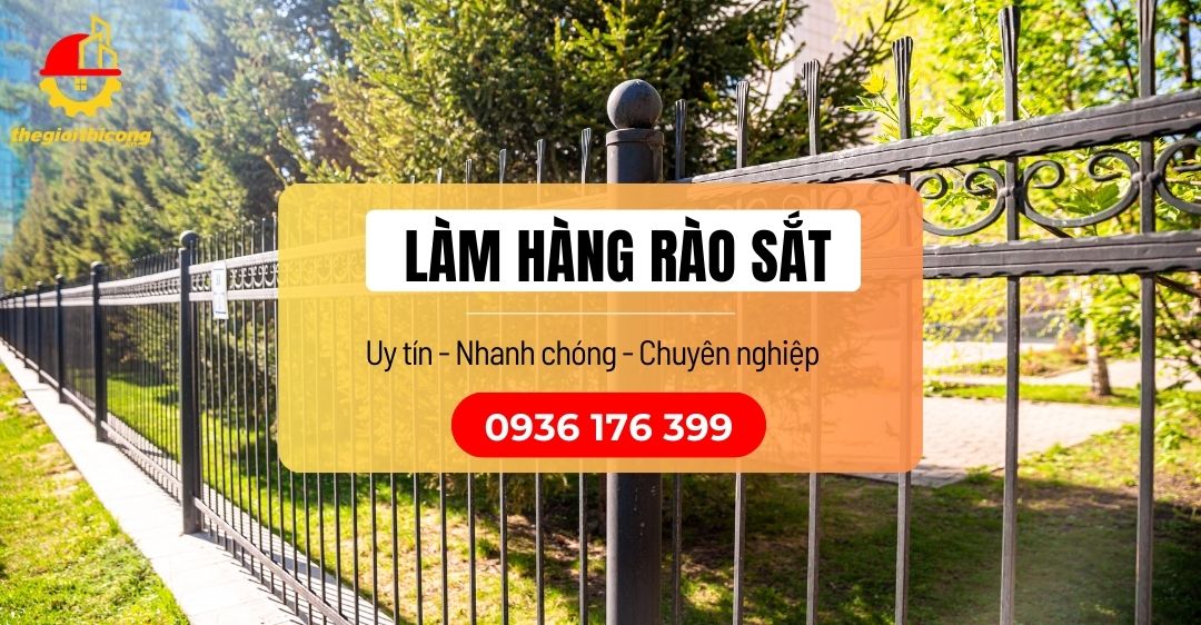 làm hàng rào sắt