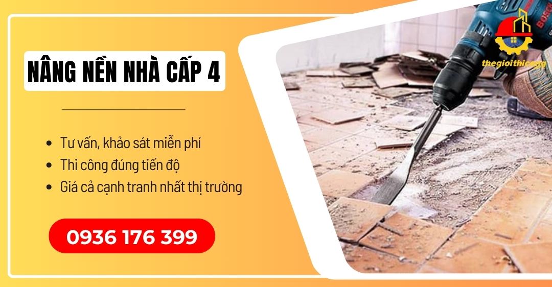 nâng nền nhà cấp 4