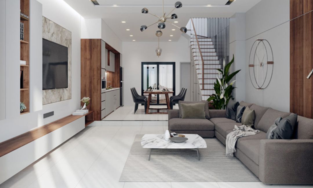 thi công nội thất phòng khách