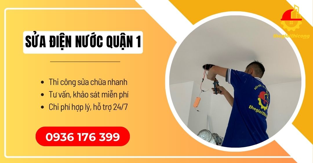 sửa điện nước quận 1