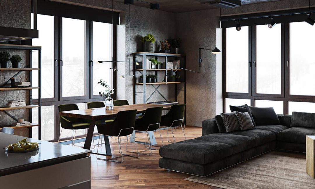 thi công nội thất phòng khách