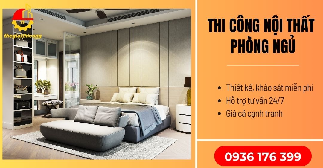 thi công nội thất phòng ngủ