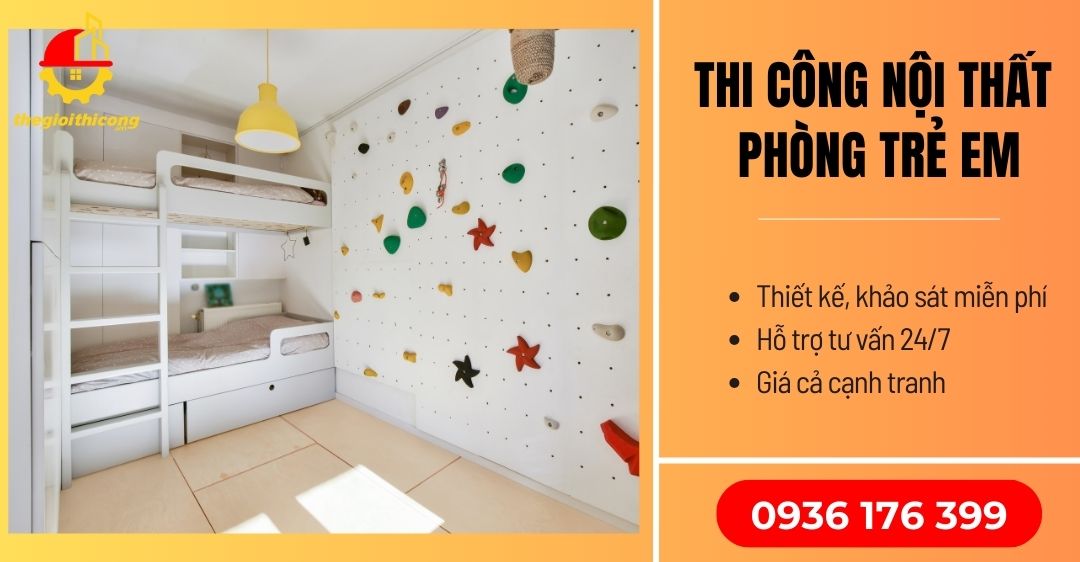 thi công nội thất phòng trẻ em