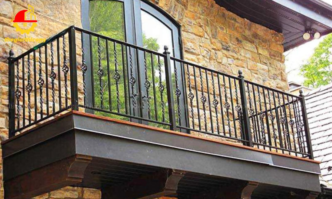 làm lan can sắt