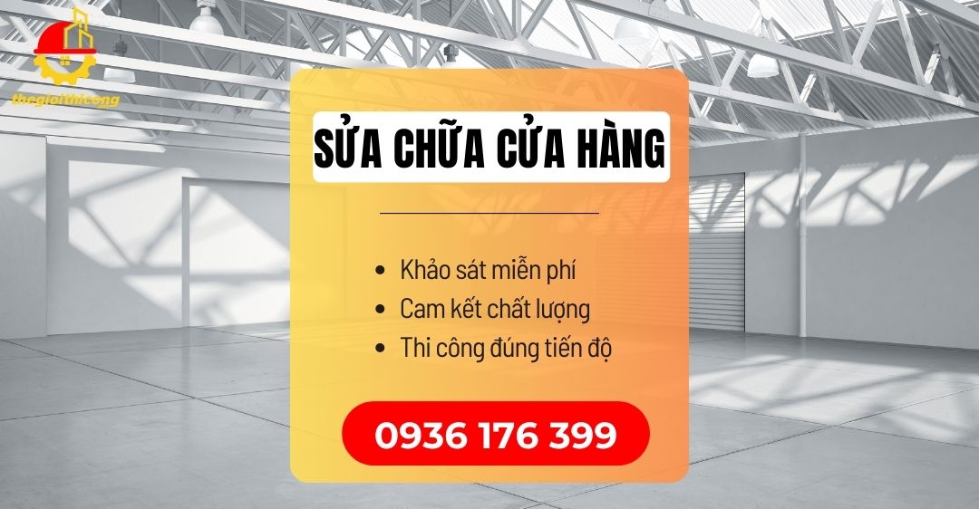 sửa chữa cửa hàng