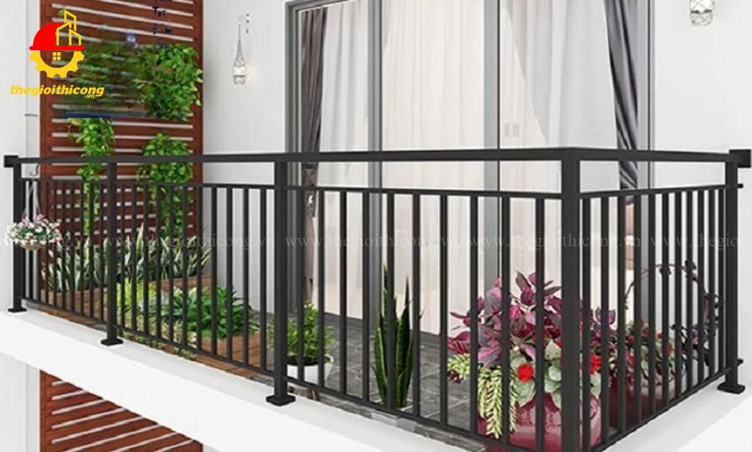 làm lan can sắt